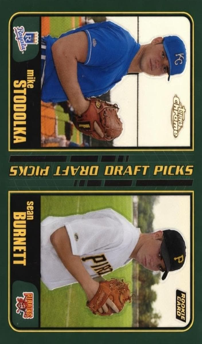 Mike Stodolka / Sean Burnett 2001 topps Topps Chrome