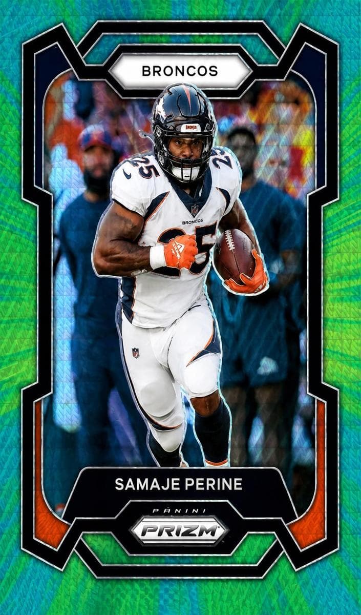 Samaje Perine trading card