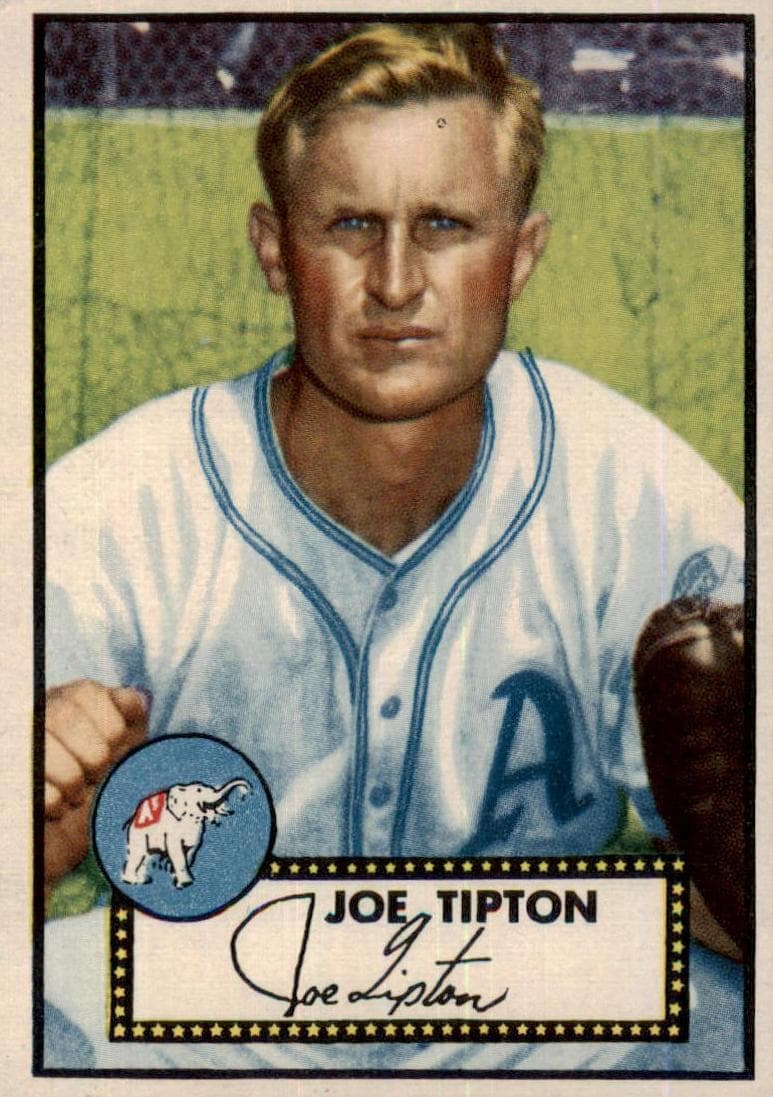 Joe Tipton 1952 topps Topps