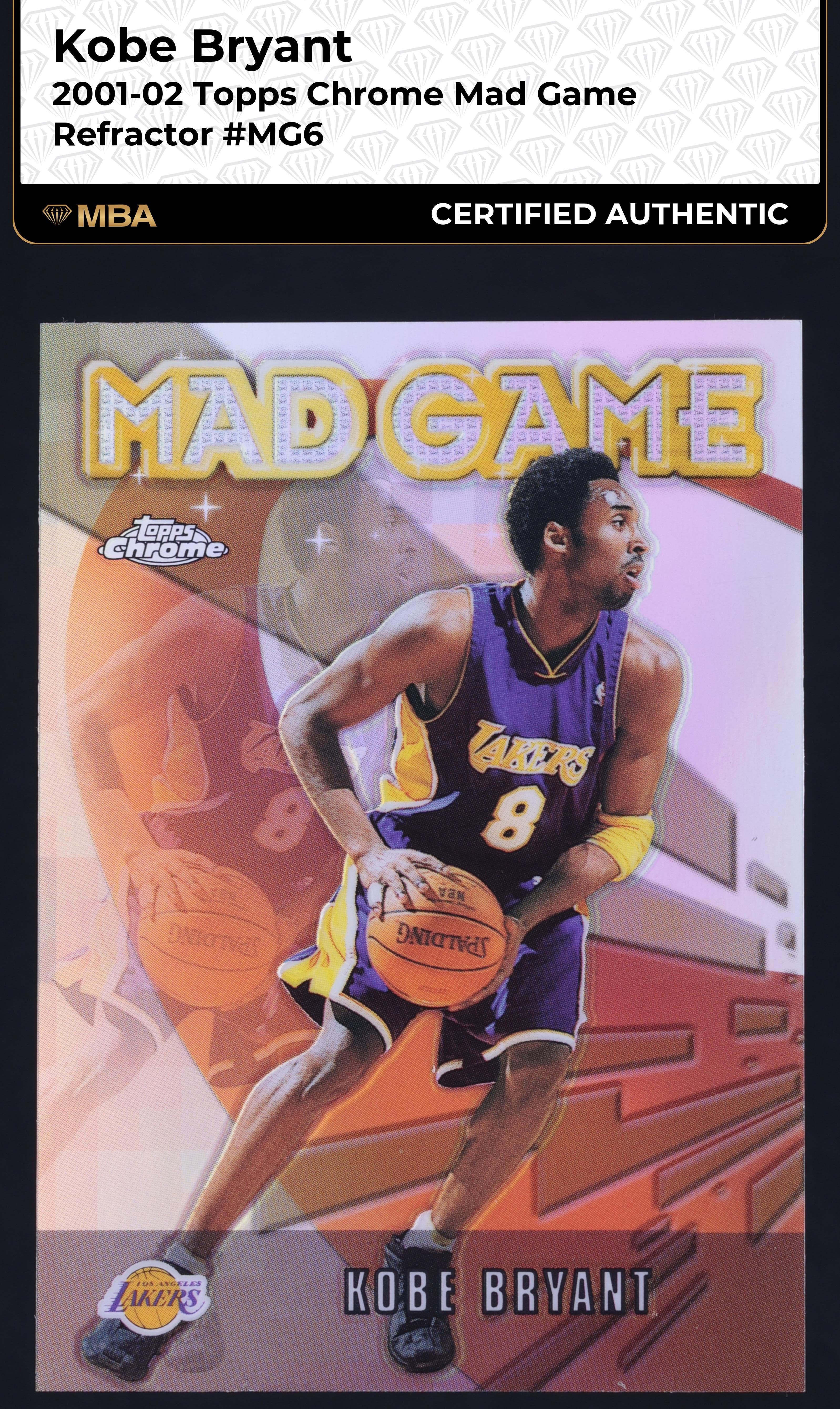 Kobe Bryant 2001 topps Topps Chrome
