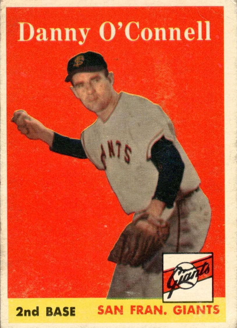 Danny O'Connell 1958 topps Topps