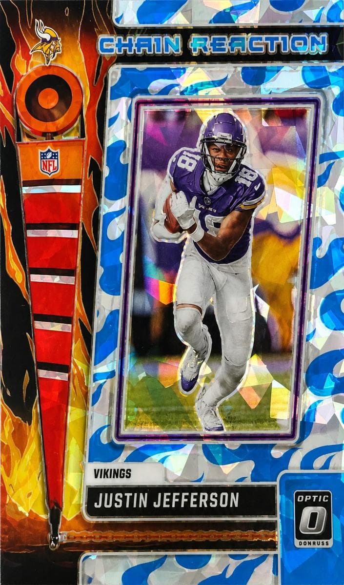 Justin Jefferson 2023 panini Donruss Optic