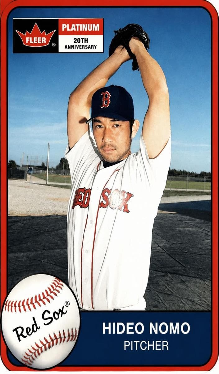 Hideo Nomo 2001 fleer Fleer Platinum