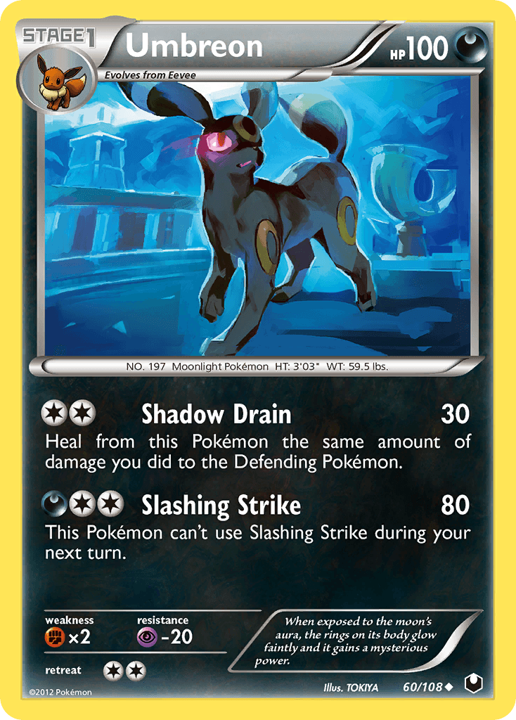 Umbreon 2012 Pokemon Dark Explorers