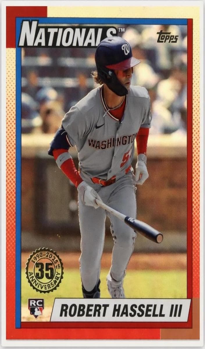 Robert Hassell III 2025 topps Update 1990 Topps