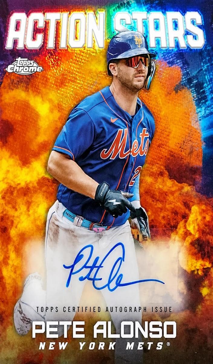 Pete Alonso 2023 topps Topps Chrome Update