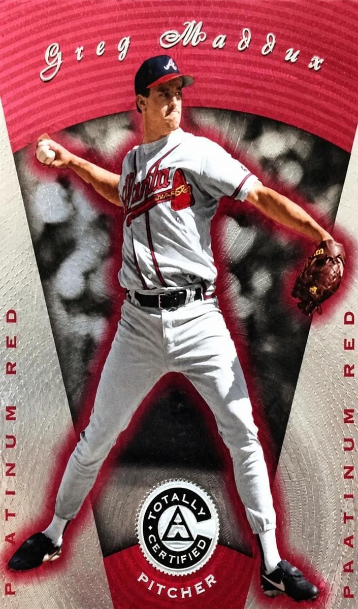 Greg Maddux 1997 panini Pinnacle Totally Certified