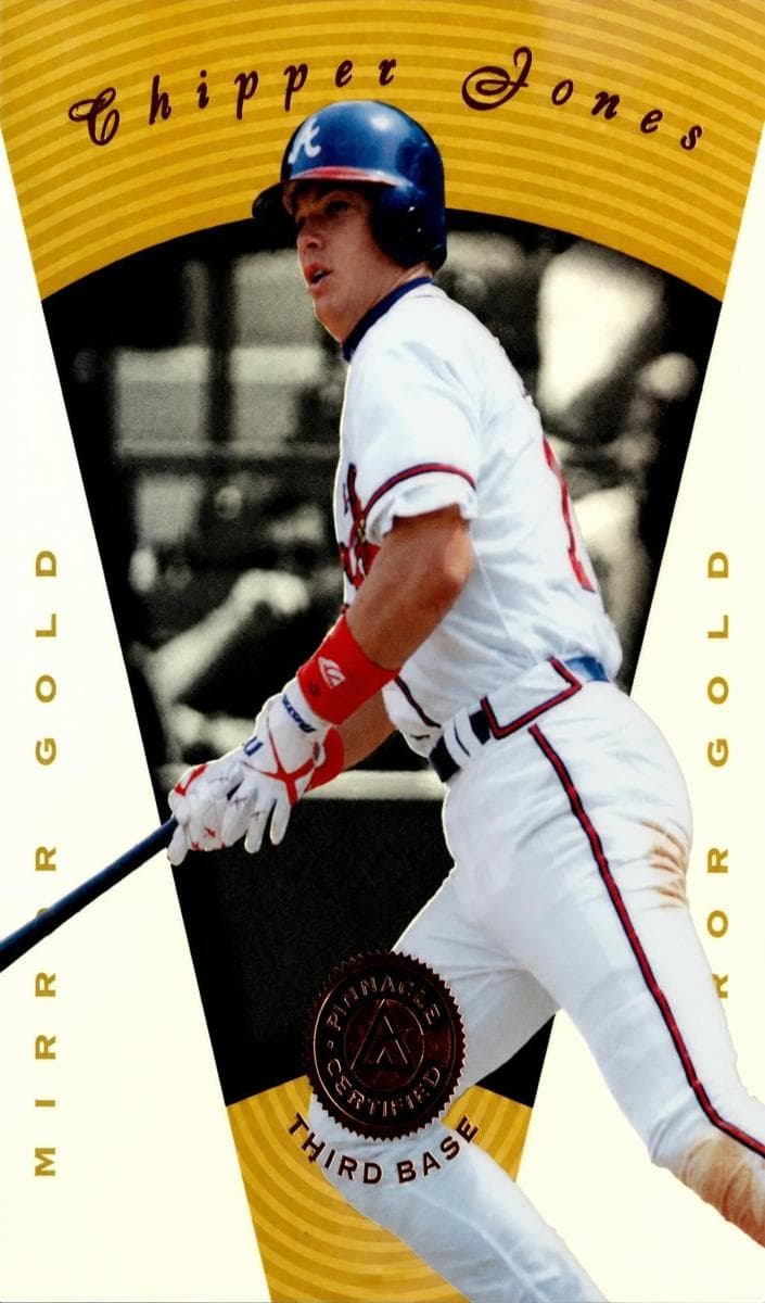 Chipper Jones 1997 panini Pinnacle Certified