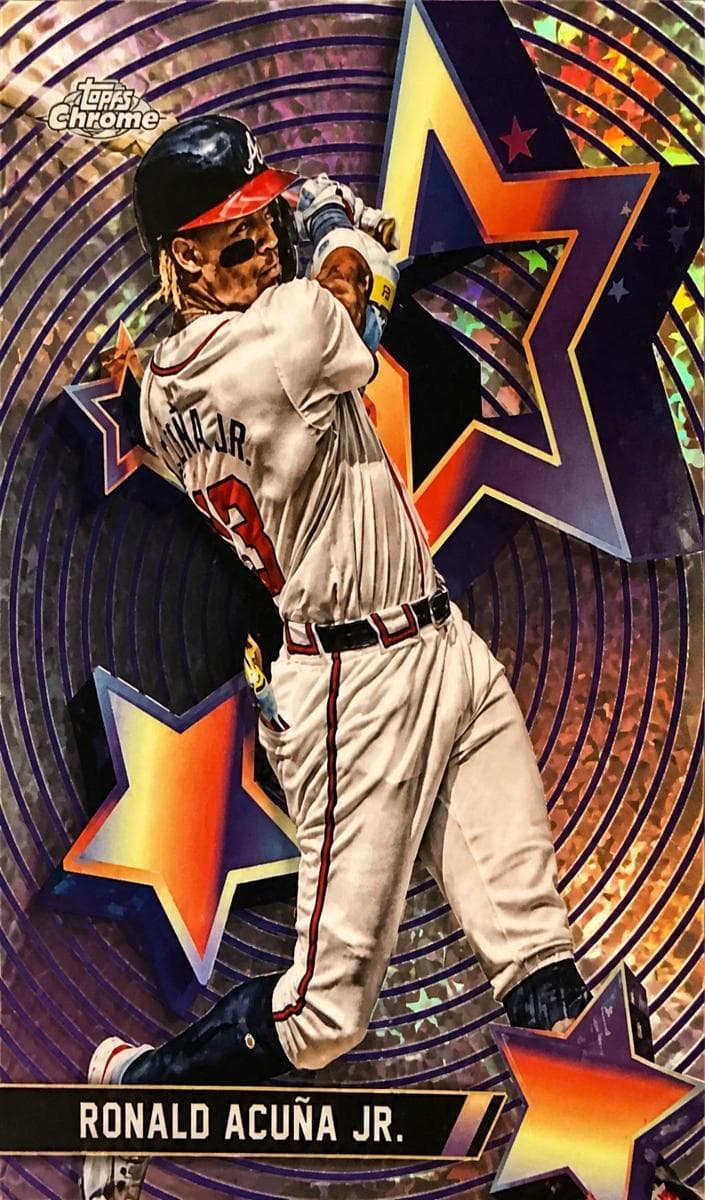 Ronald Acuña Jr. 2025 topps Topps Cosmic Chrome
