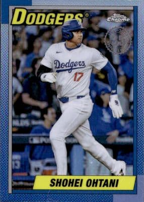 Shohei Ohtani 2025 topps Topps Chrome 1990 Topps Baseball