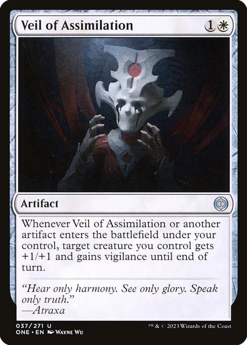 Veil of Assimilation 2023 Magic: The Gathering Phyrexia: All Will Be One