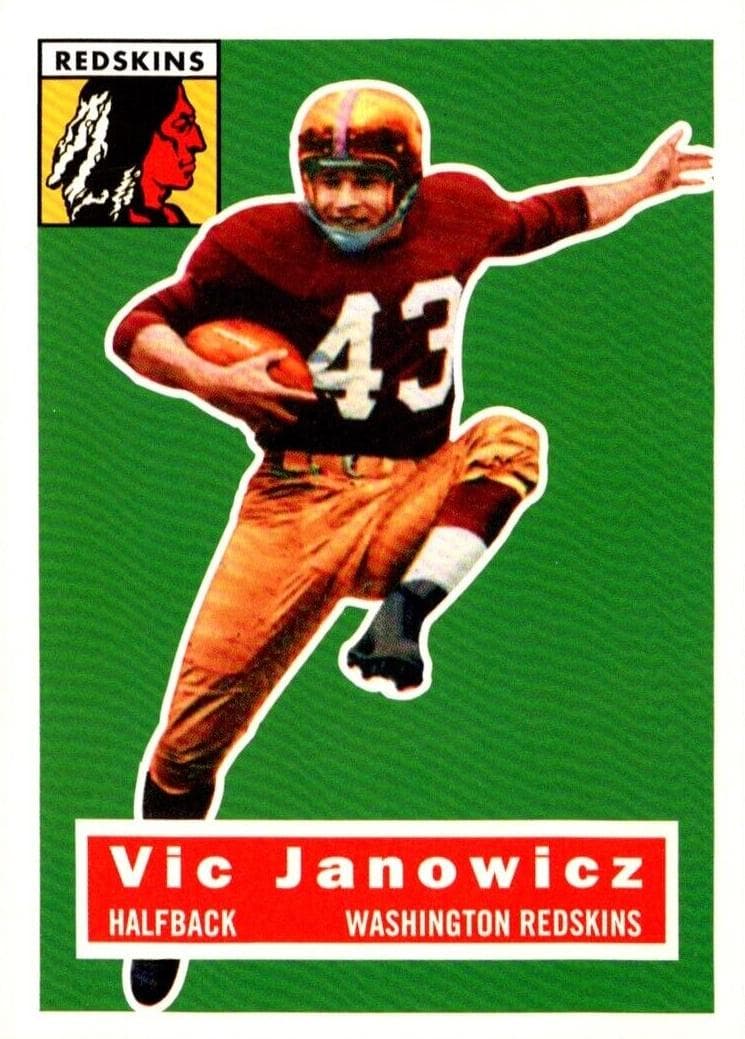 Vic Janowicz 1956 topps