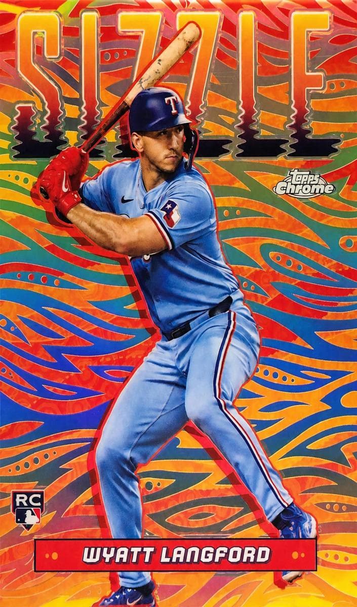 Wyatt Langford 2024 topps Topps Chrome Update