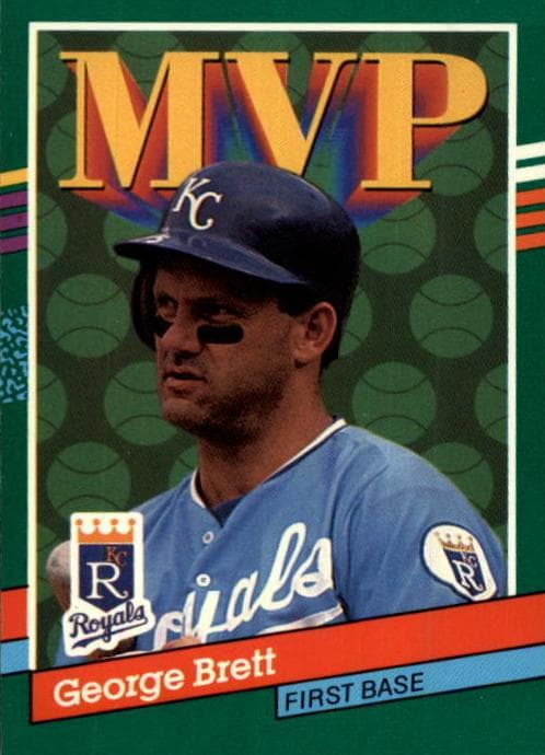 George Brett 1991 panini Donruss