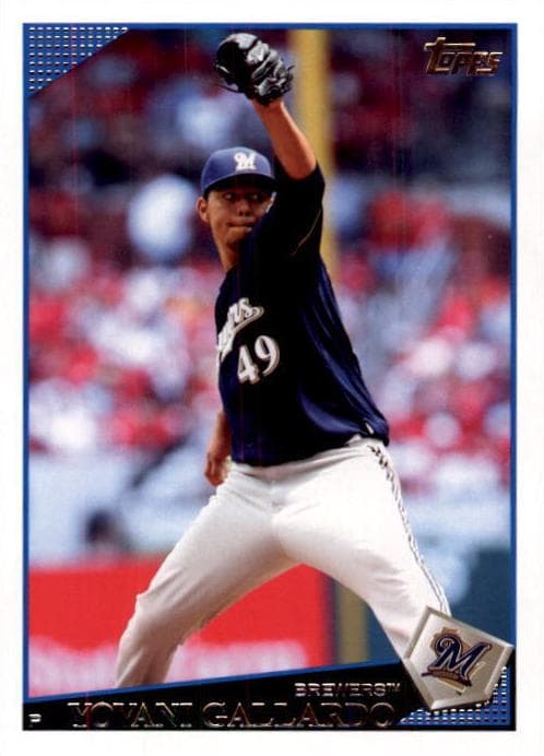 Yovani Gallardo 2009 topps Topps