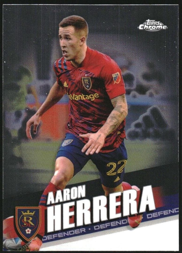 Aaron Herrera 2022 topps Topps Chrome MLS