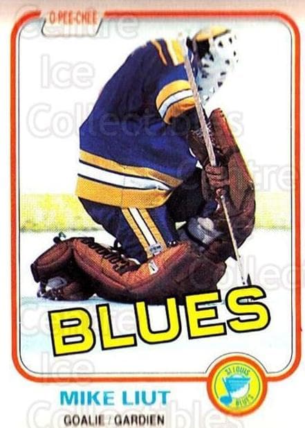 Mike Liut 1981 topps O-Pee-Chee