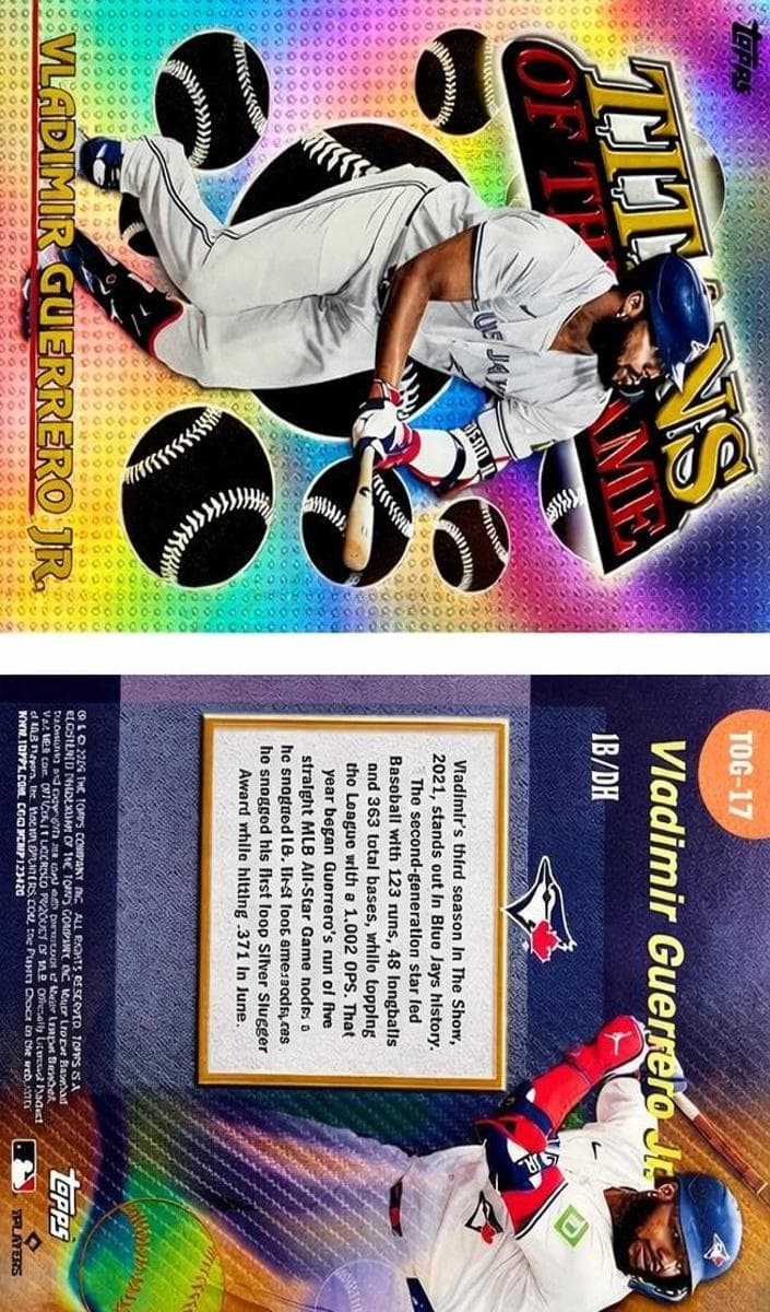 Vladimir Guerrero Jr. 2026 topps Topps
