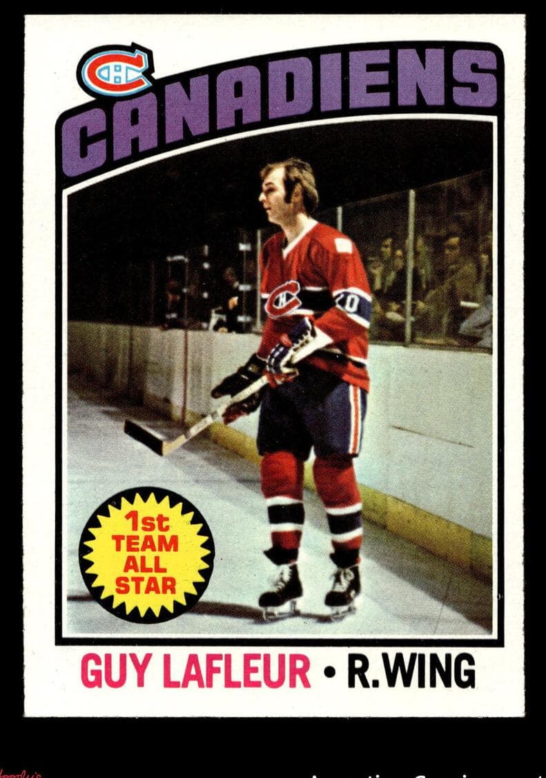 Guy Lafleur 1976 topps Topps