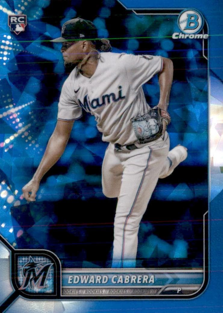 Edward Cabrera 2022 bowman Bowman Chrome Sapphire Edition