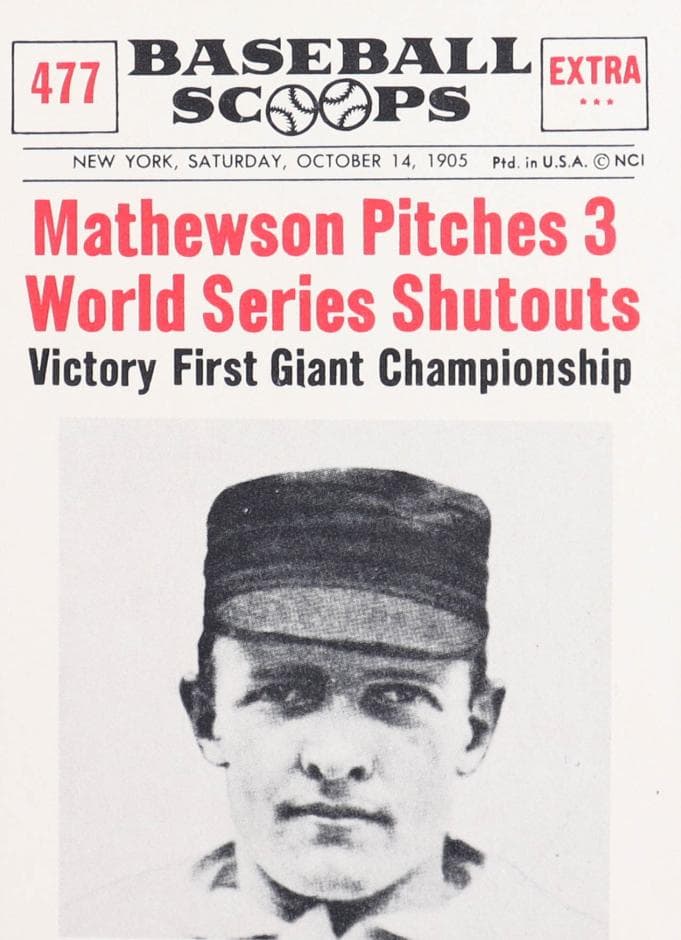 Christy Mathewson #477