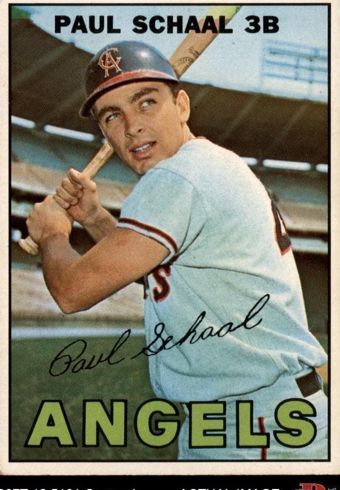 Paul Schaal 1967 topps Topps