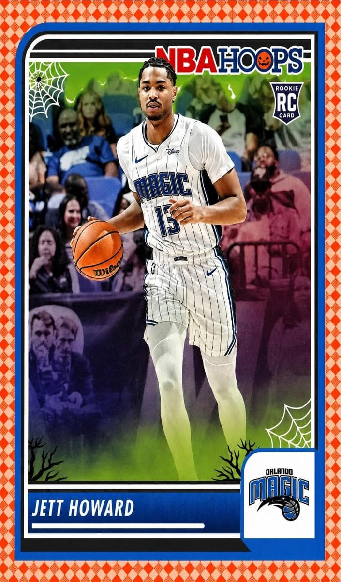 Jett Howard 2023 panini Hoops Haunted Hoops