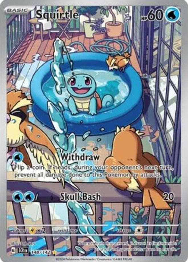 Squirtle trading card