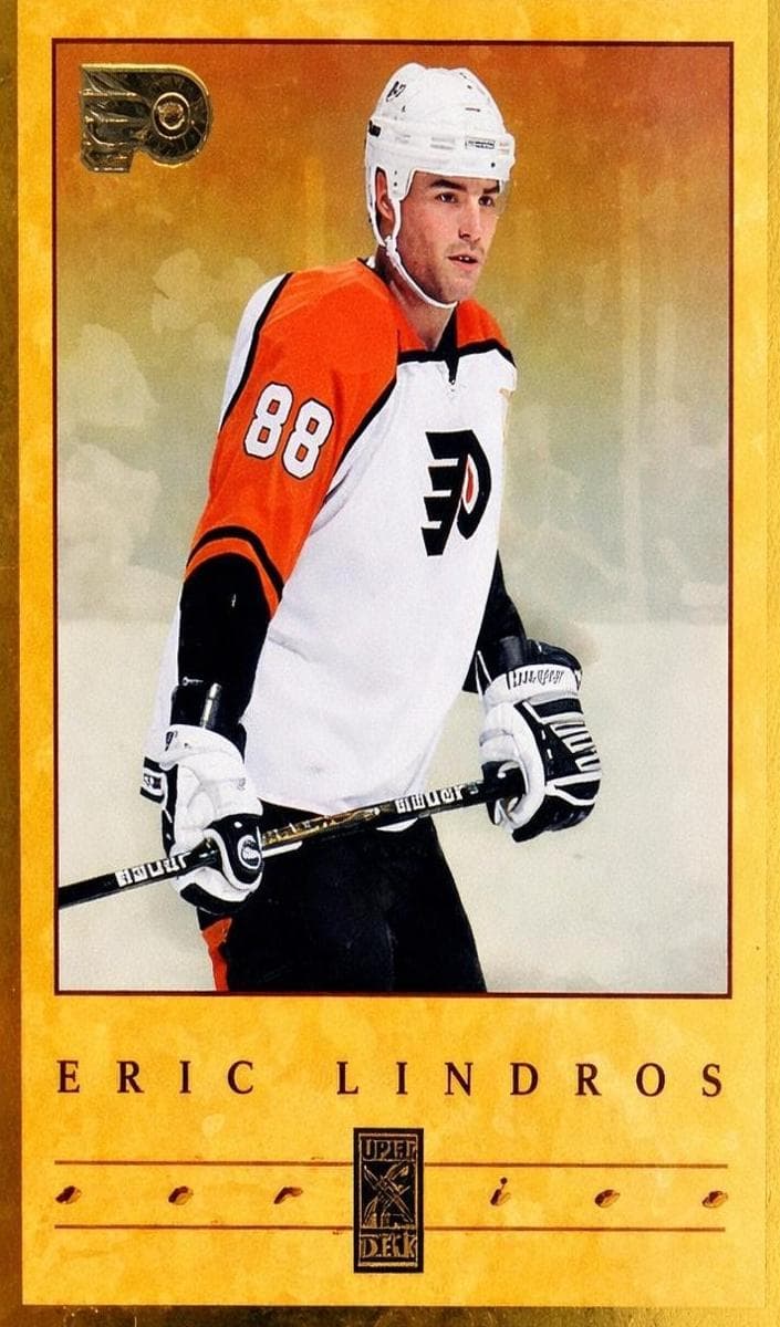 Eric Lindros 1995 panini Donruss