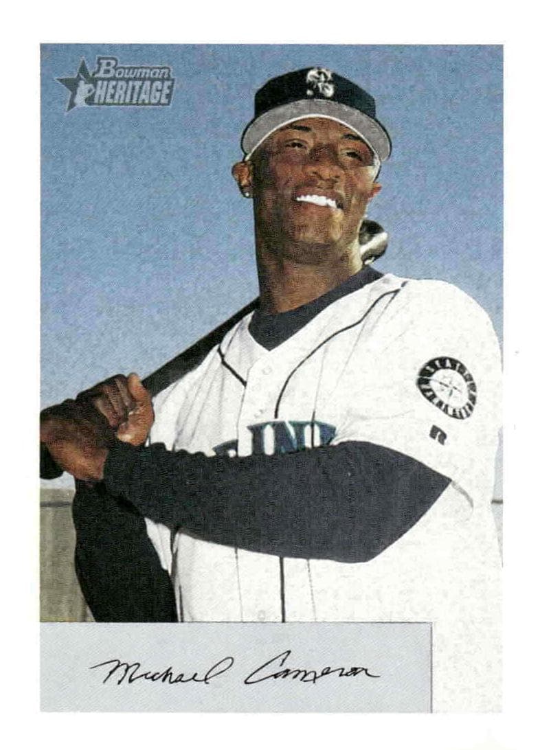 Mike Cameron 2002 bowman Bowman Heritage