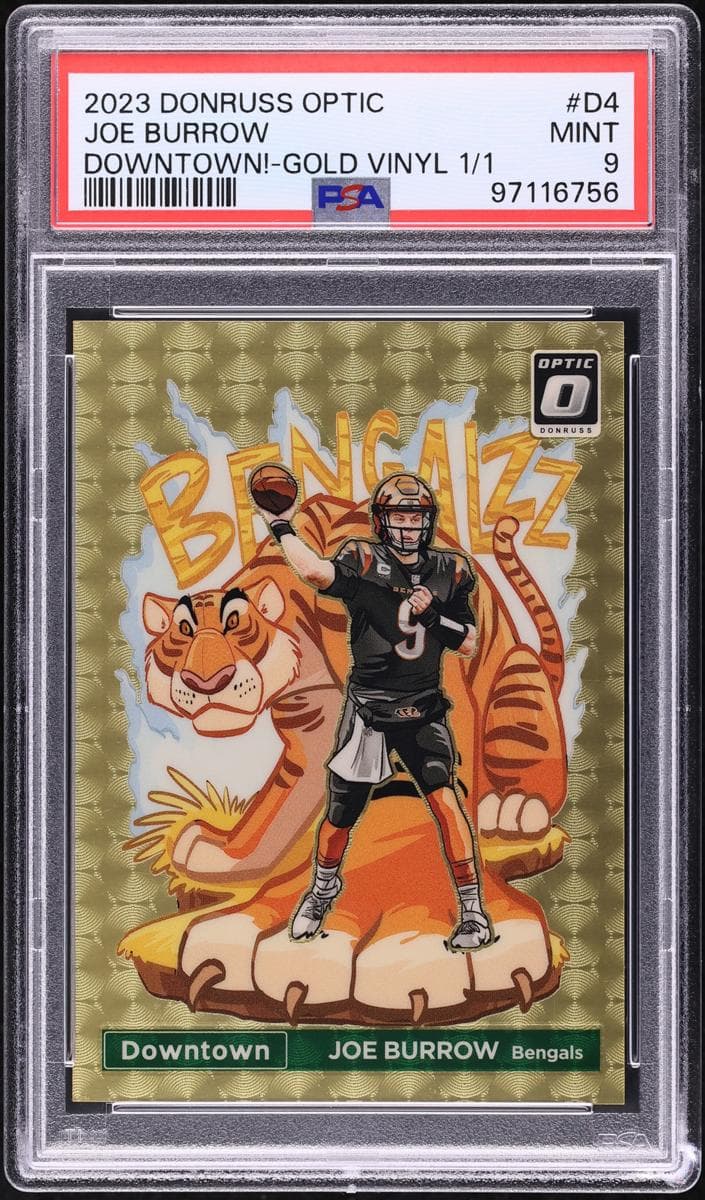 Joe Burrow 2023 panini Donruss Optic