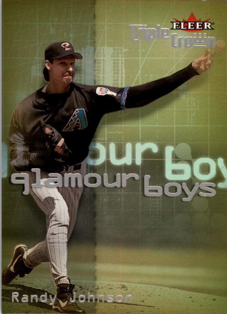 Randy Johnson 2001 fleer Fleer Triple Crown