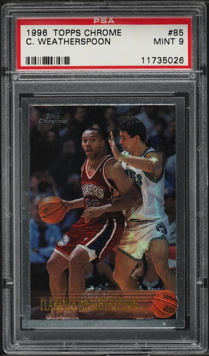 Clarence Weatherspoon 1996 topps Chrome