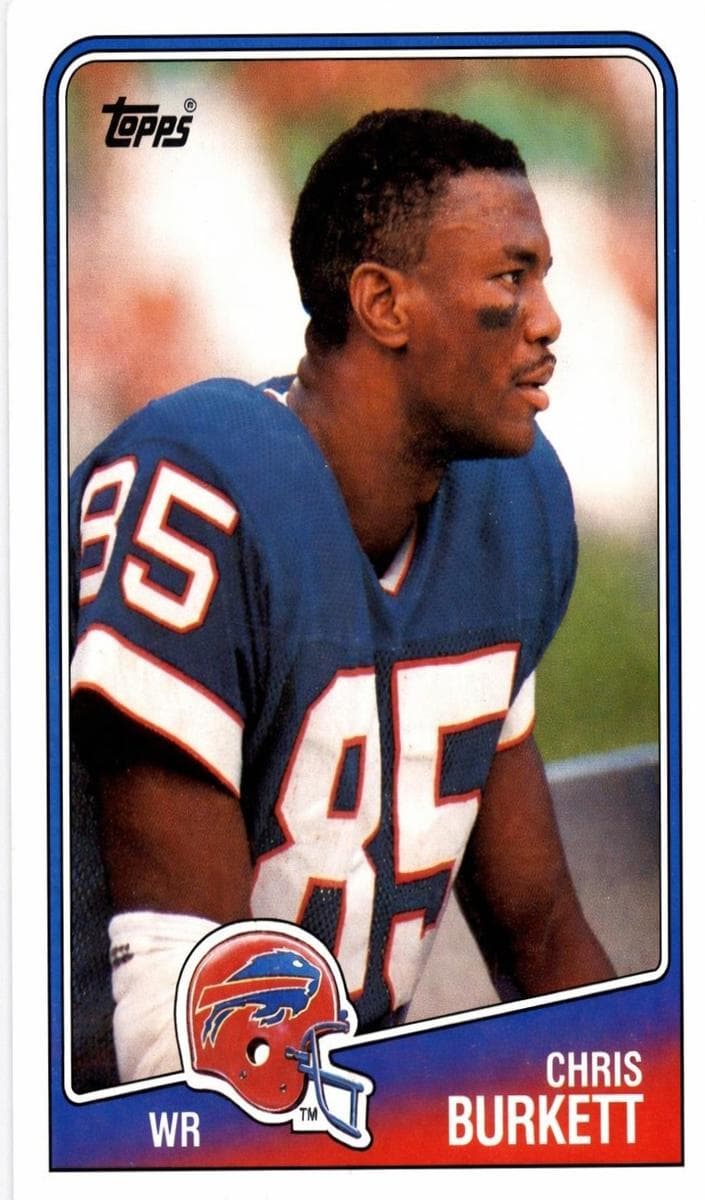 Chris Burkett 1988 topps Topps