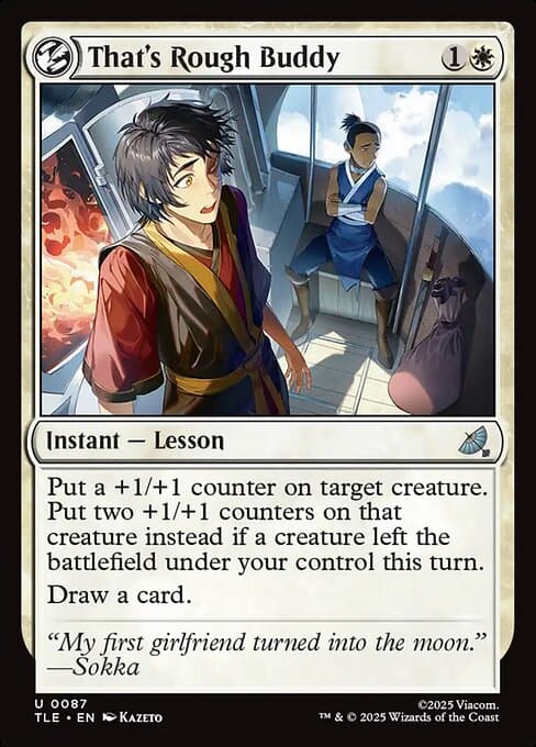 That's Rough Buddy 2025 Magic: The Gathering Avatar: The Last Airbender Eternal