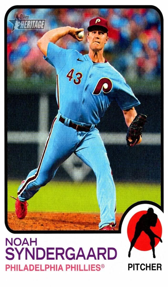 Noah Syndergaard 2022 topps Topps Heritage
