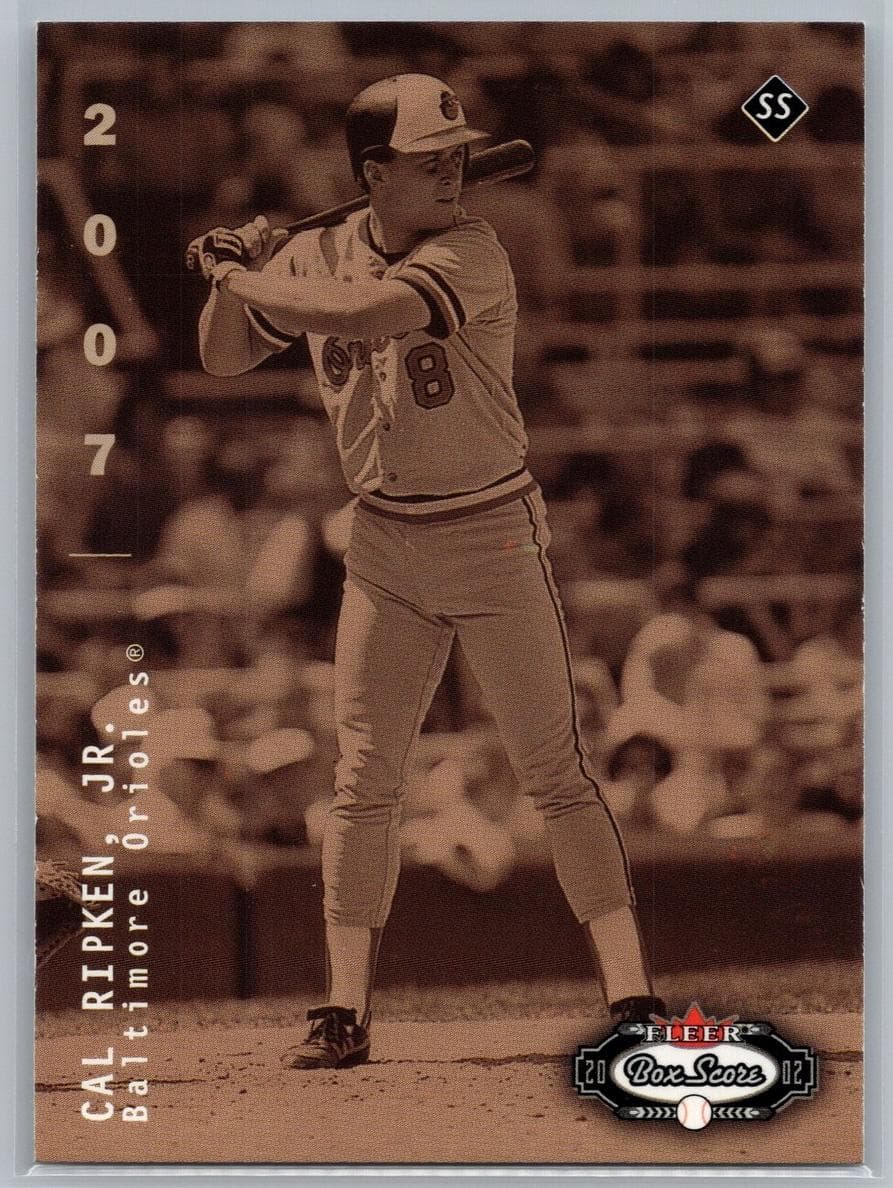 Cal Ripken, Jr 2002 fleer Fleer Box Score