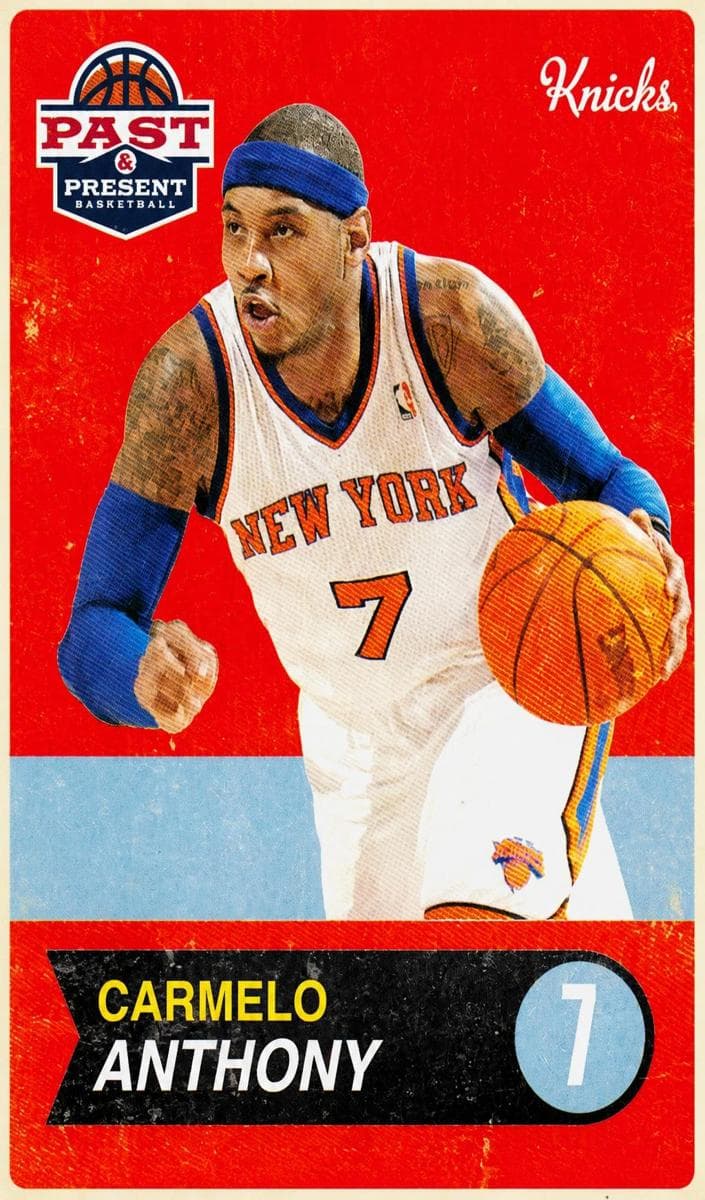 Carmelo Anthony 2011 panini Past & Present
