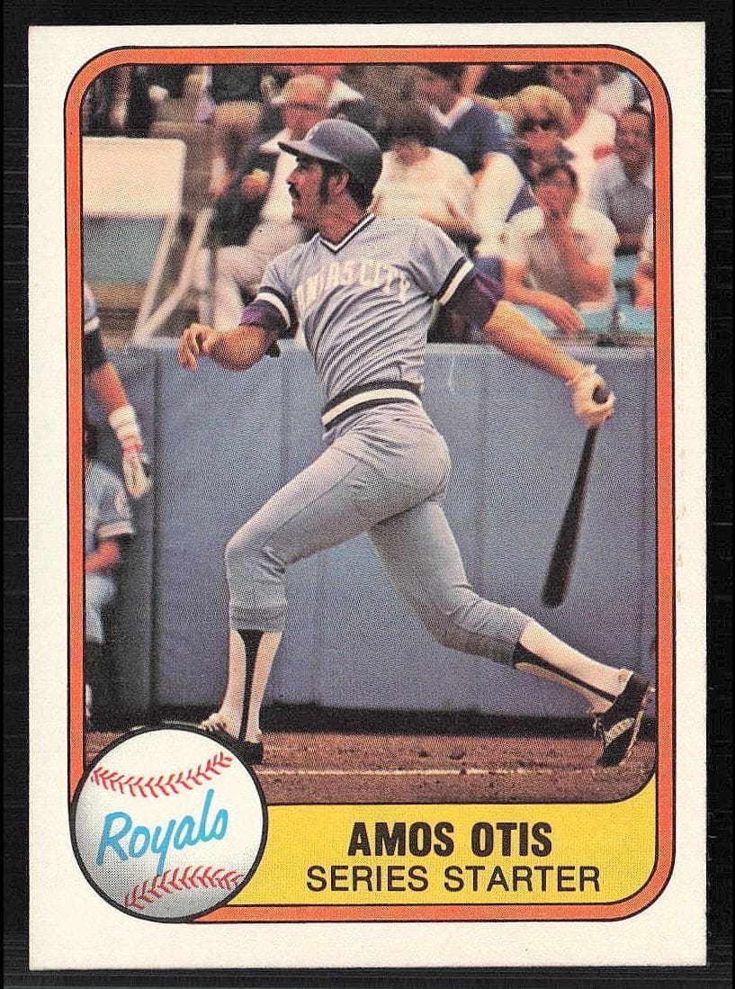 Amos Otis 1981 fleer