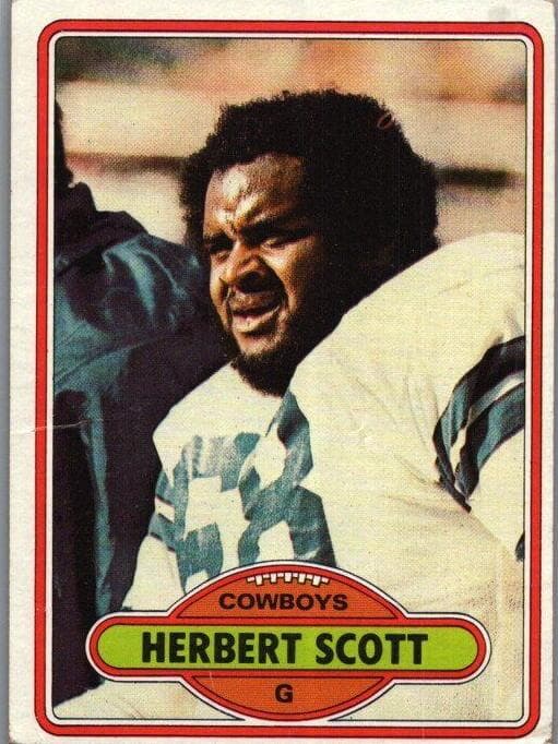 Herbert Scott 1980 topps Topps