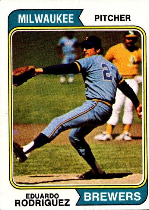 Eduardo Rodriguez 1974 topps Topps