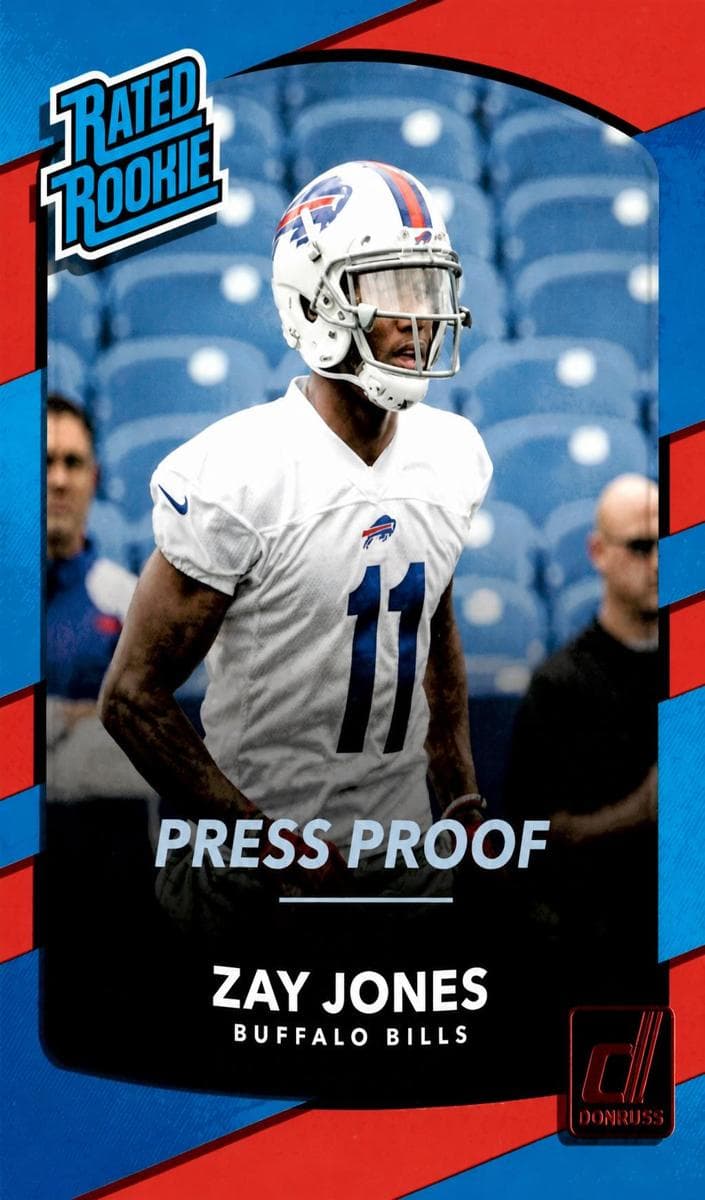 Zay Jones 2017 panini Panini Plates & Patches