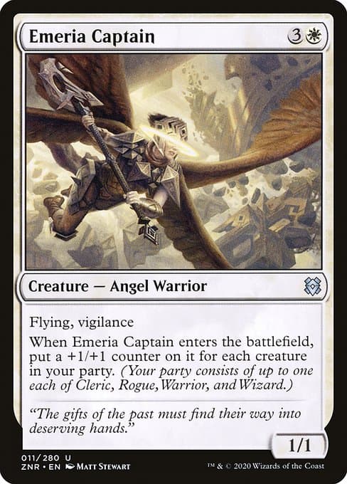 Emeria Captain 2020 Magic: The Gathering Zendikar Rising
