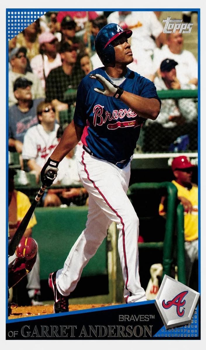 Garret Anderson trading card