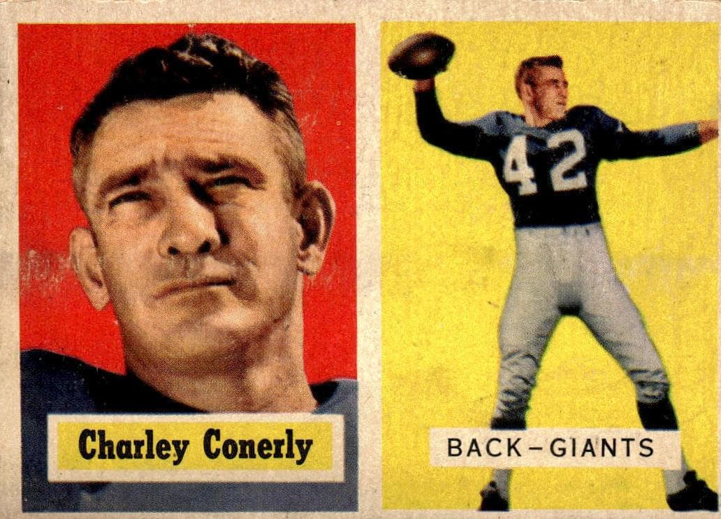 Charley Conerly 1957 topps