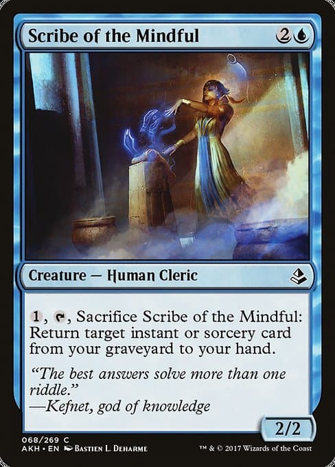 Scribe of the Mindful 2017 Magic: The Gathering Amonkhet