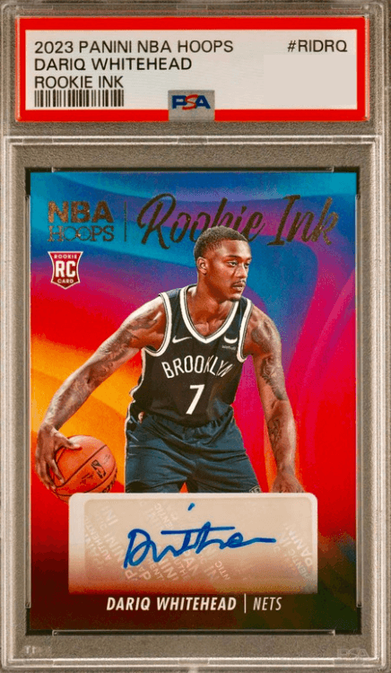Dariq Whitehead 2023 panini Hoops
