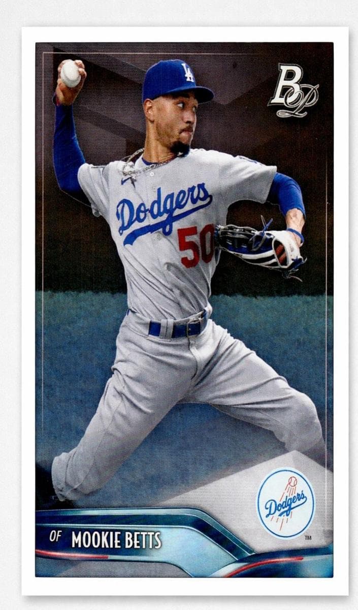 Mookie Betts 2021 bowman Bowman Platinum