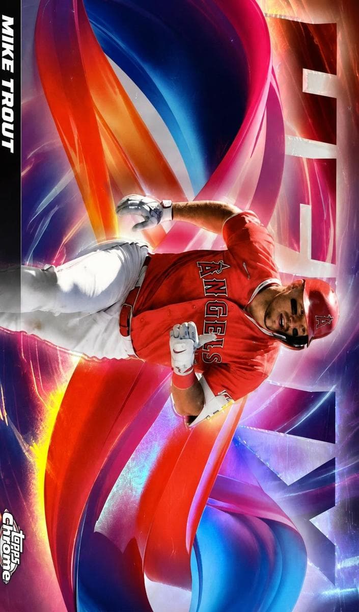Mike Trout 2024 topps Topps Chrome