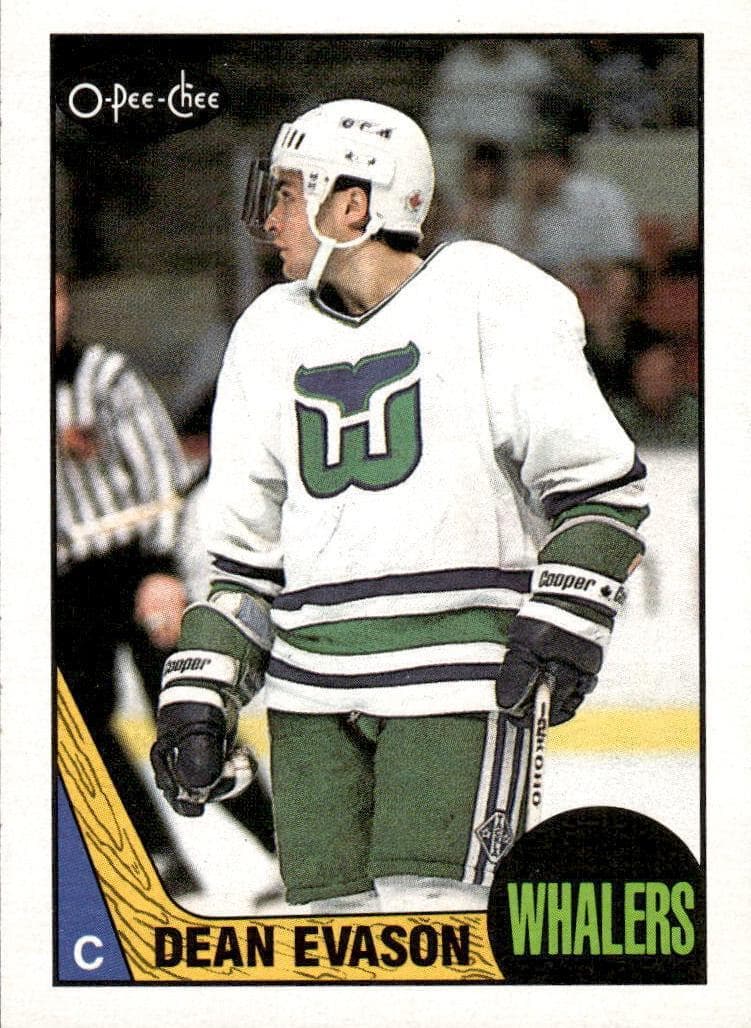 Dean Evason trading card